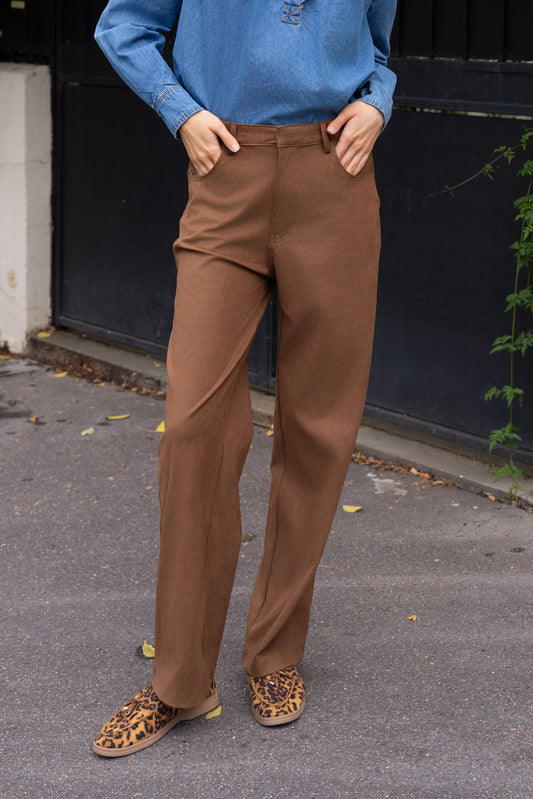 PANTALON SUÉDINE WENDY