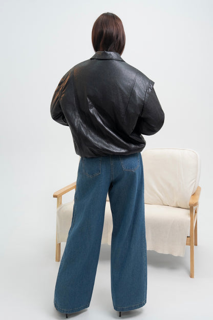 VESTE SIMILICUIR LÉA