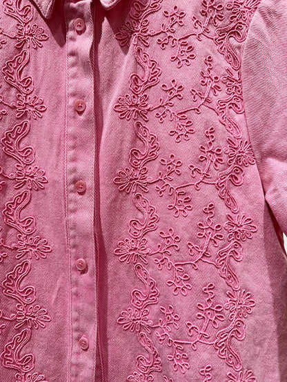 VESTE DENIM BRODÉE THOMASSINE