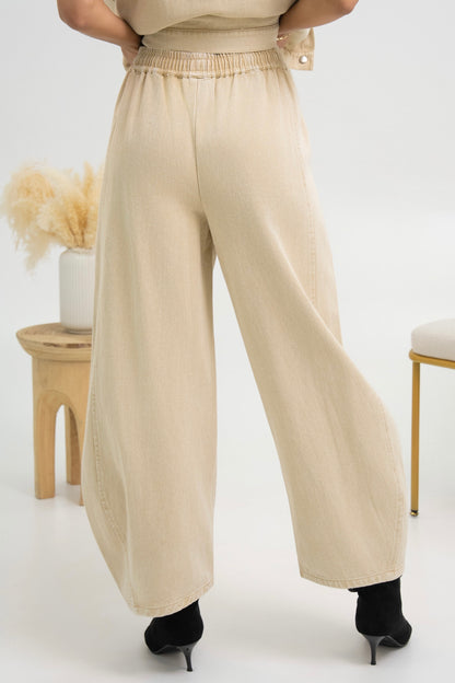 PANTALON EN JEANS ROMANCE