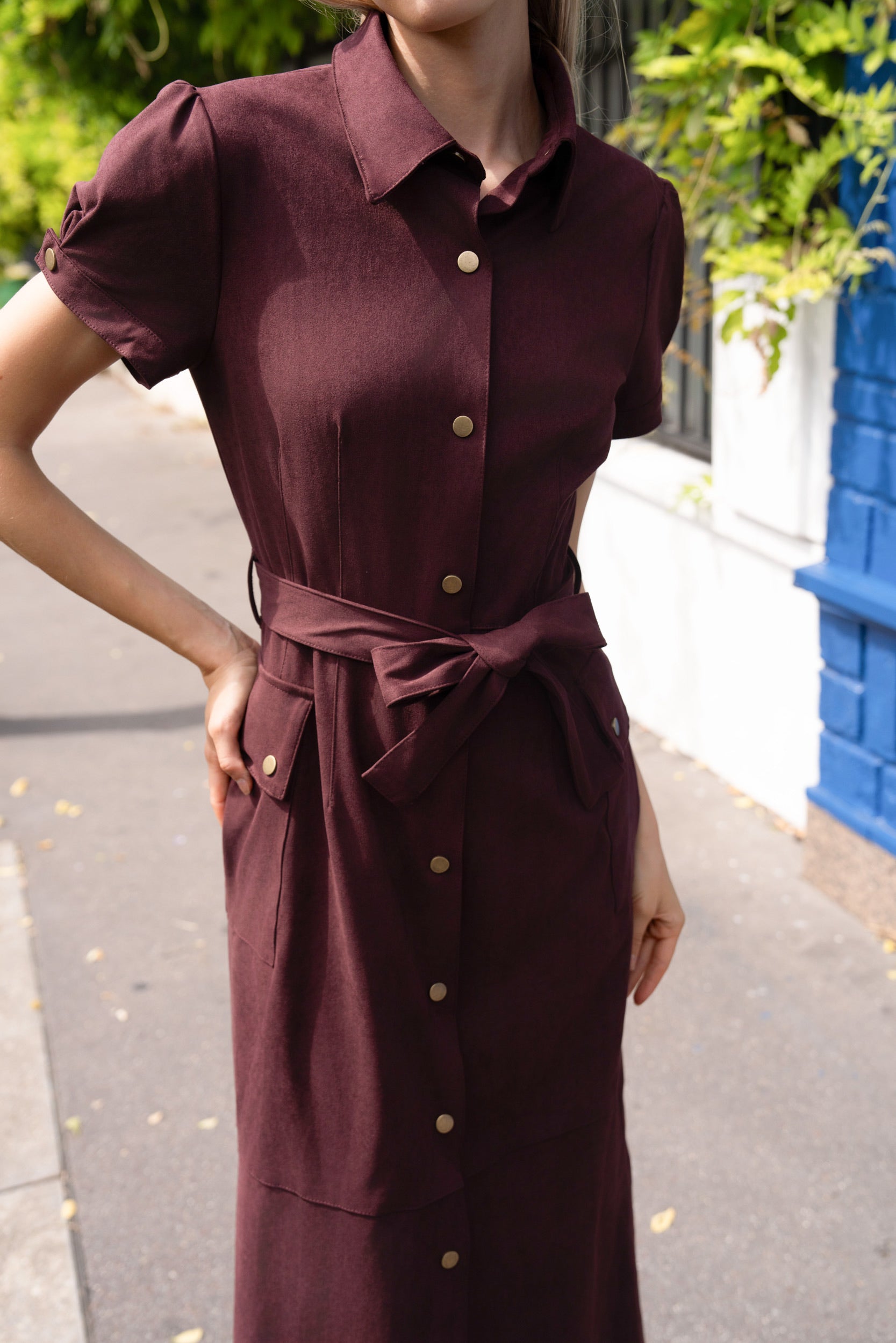 ROBE SUÉDINE ALIX