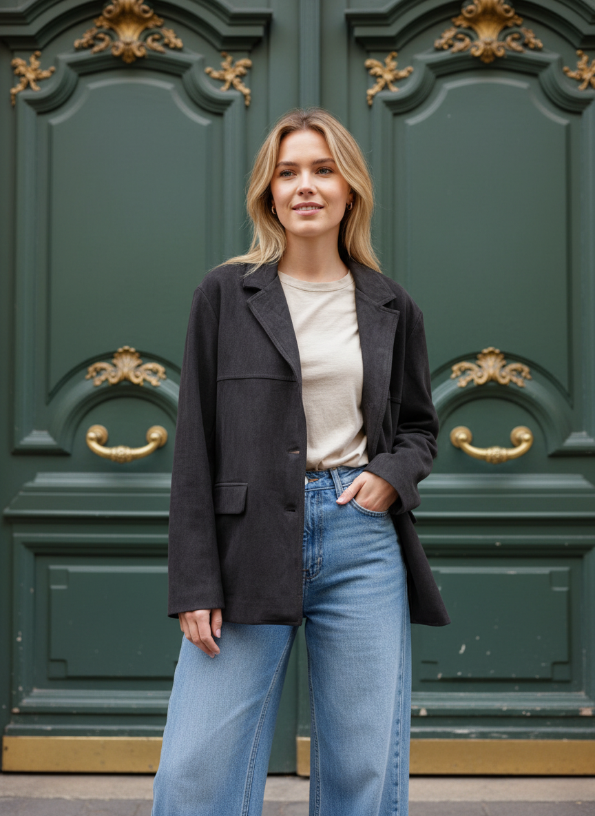 VESTE SUÉDINE RAÏNA