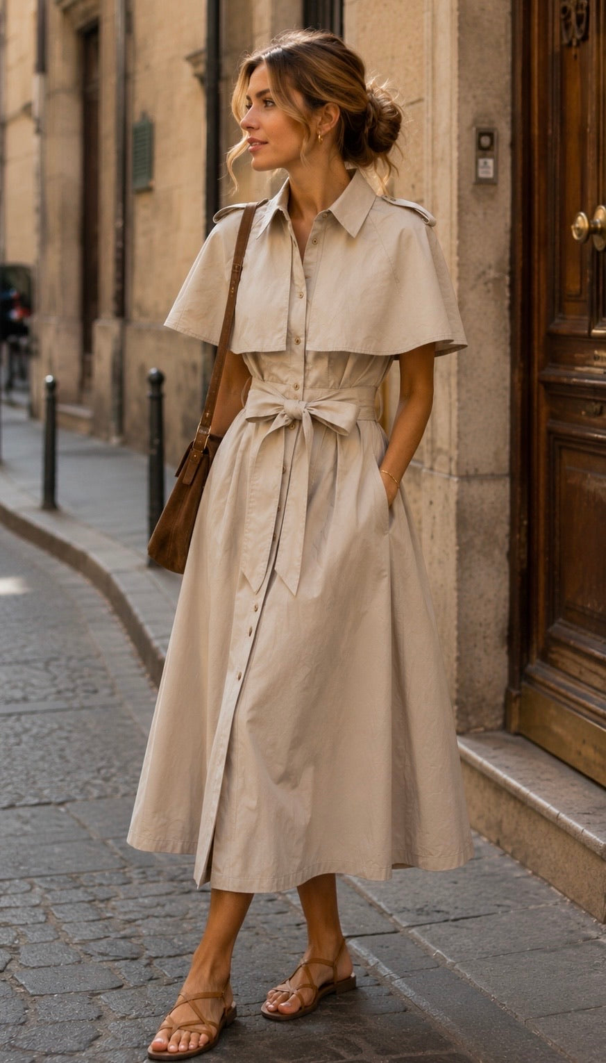 ROBE CAPE MAGALIE