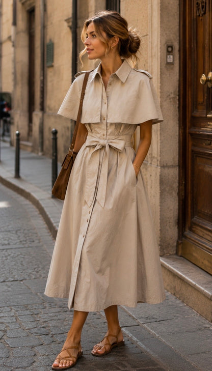 ROBE CAPE MAGALIE