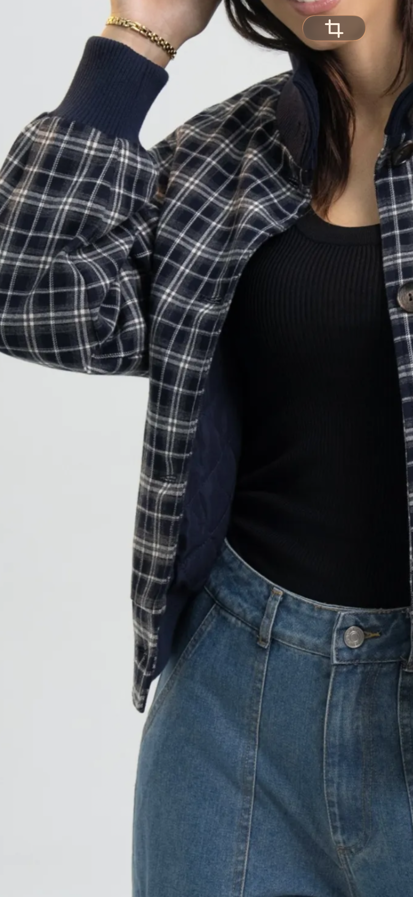 BLOUSON A CARREAUX NOÉLIE