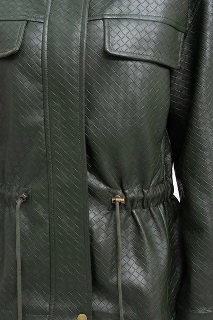 VESTE SIMILICUIR OVERSIZE AMÉLIE