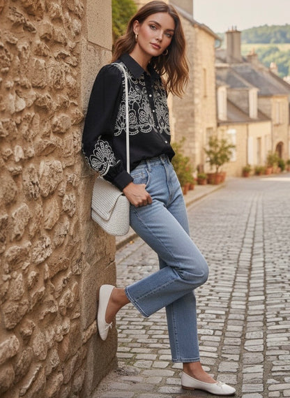 CHEMISE BRODÉE ANGÈLE