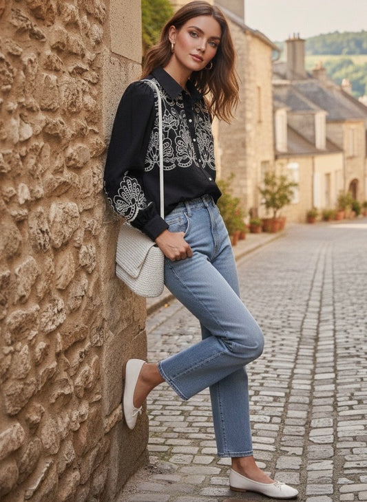 CHEMISE BRODÉE ANGÈLE