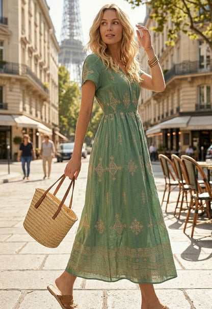 ROBE BRODÉE ELMA