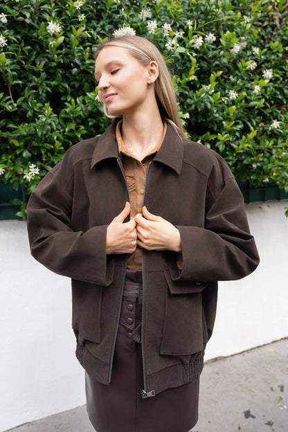 BLOUSON SUÉDINE LISON