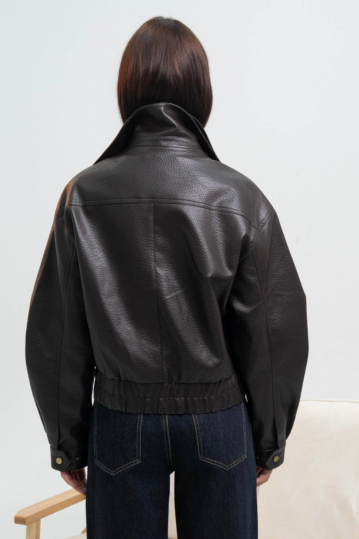 VESTE SIMILICUIR GLORIA