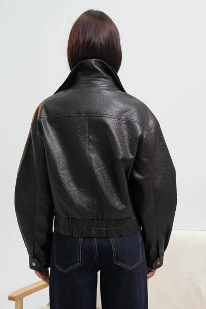 VESTE SIMILICUIR GLORIA