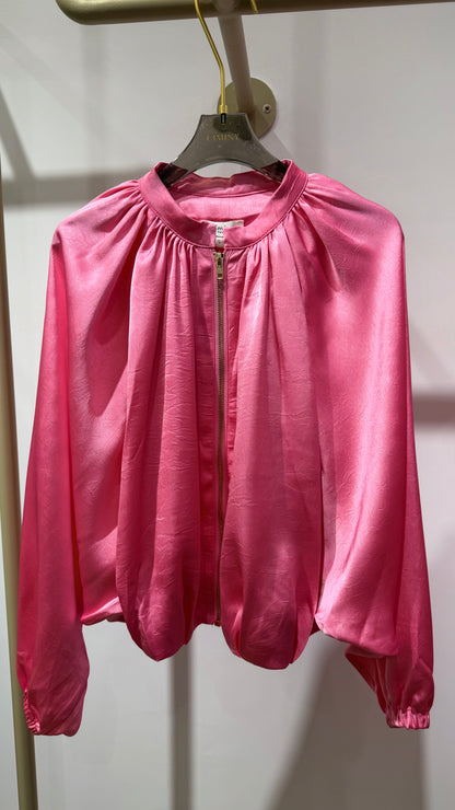 GILET VESTE SATIN BALLONNE BARBARA