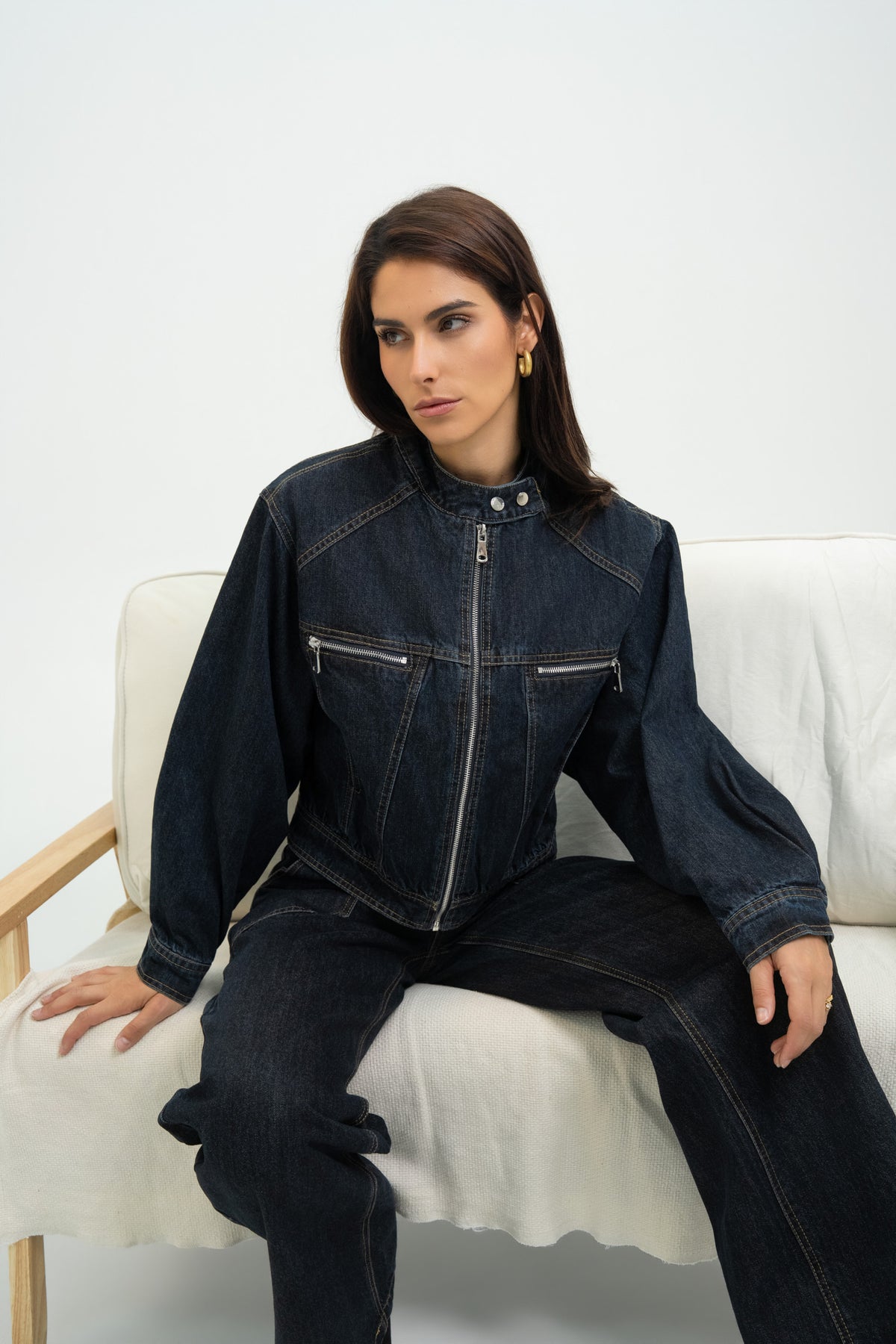 VESTE DENIM CLAIRE