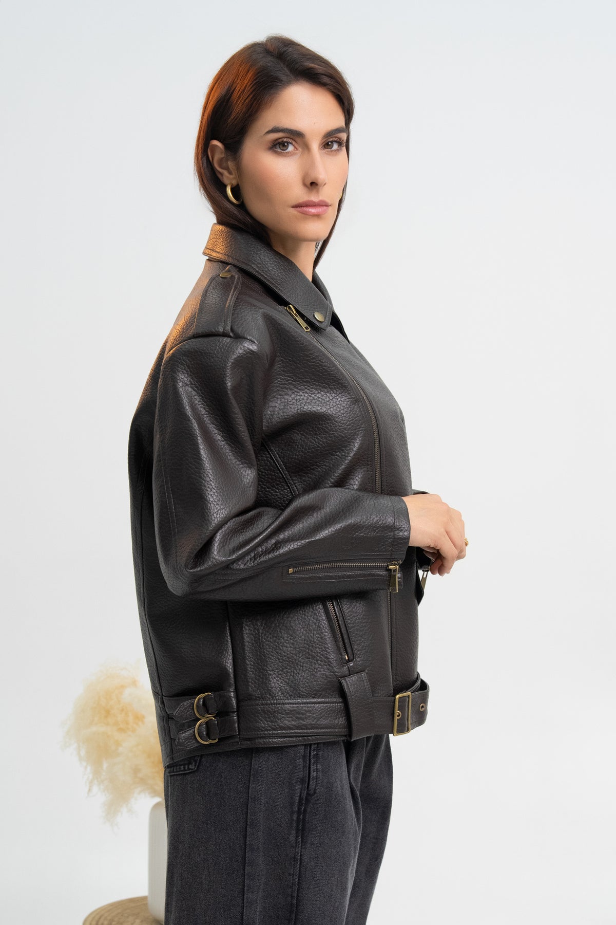 VESTE SIMILICUIR LARISSA