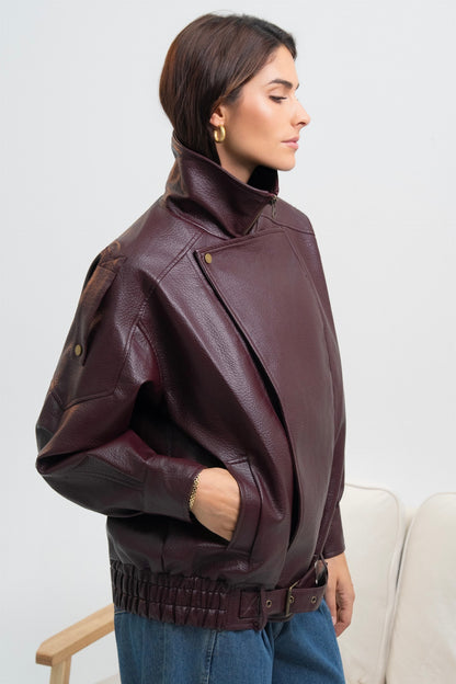 VESTE SIMILICUIR BÉA