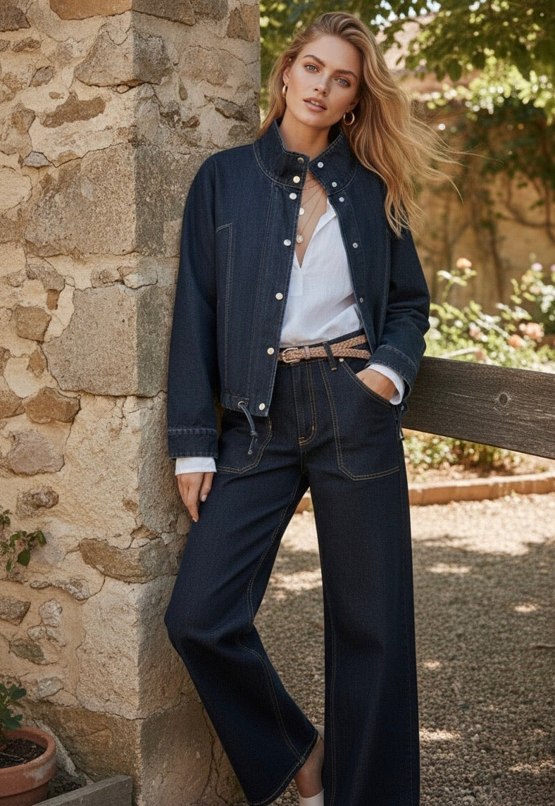 PANTALON LARGE DENIM SERENA