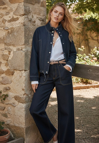 PANTALON LARGE DENIM SERENA
