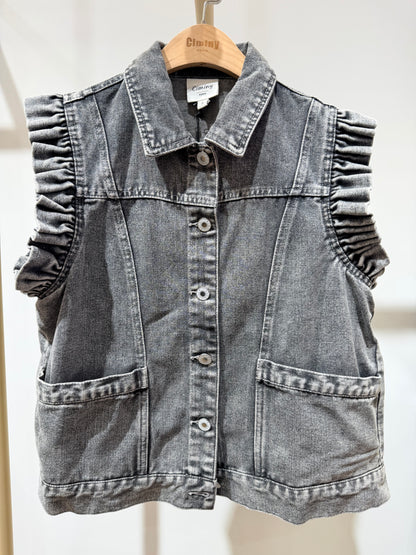 GILET JEAN COLORÉ ZARINA