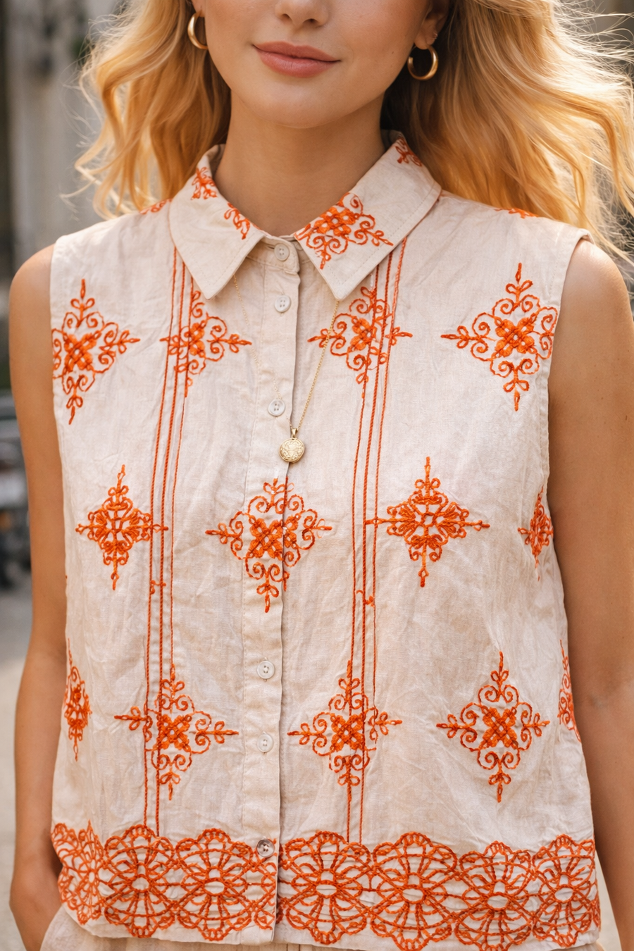 CHEMISE BRODÉE ELINA
