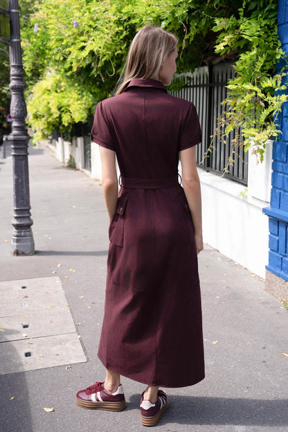 ROBE SUÉDINE ALIX