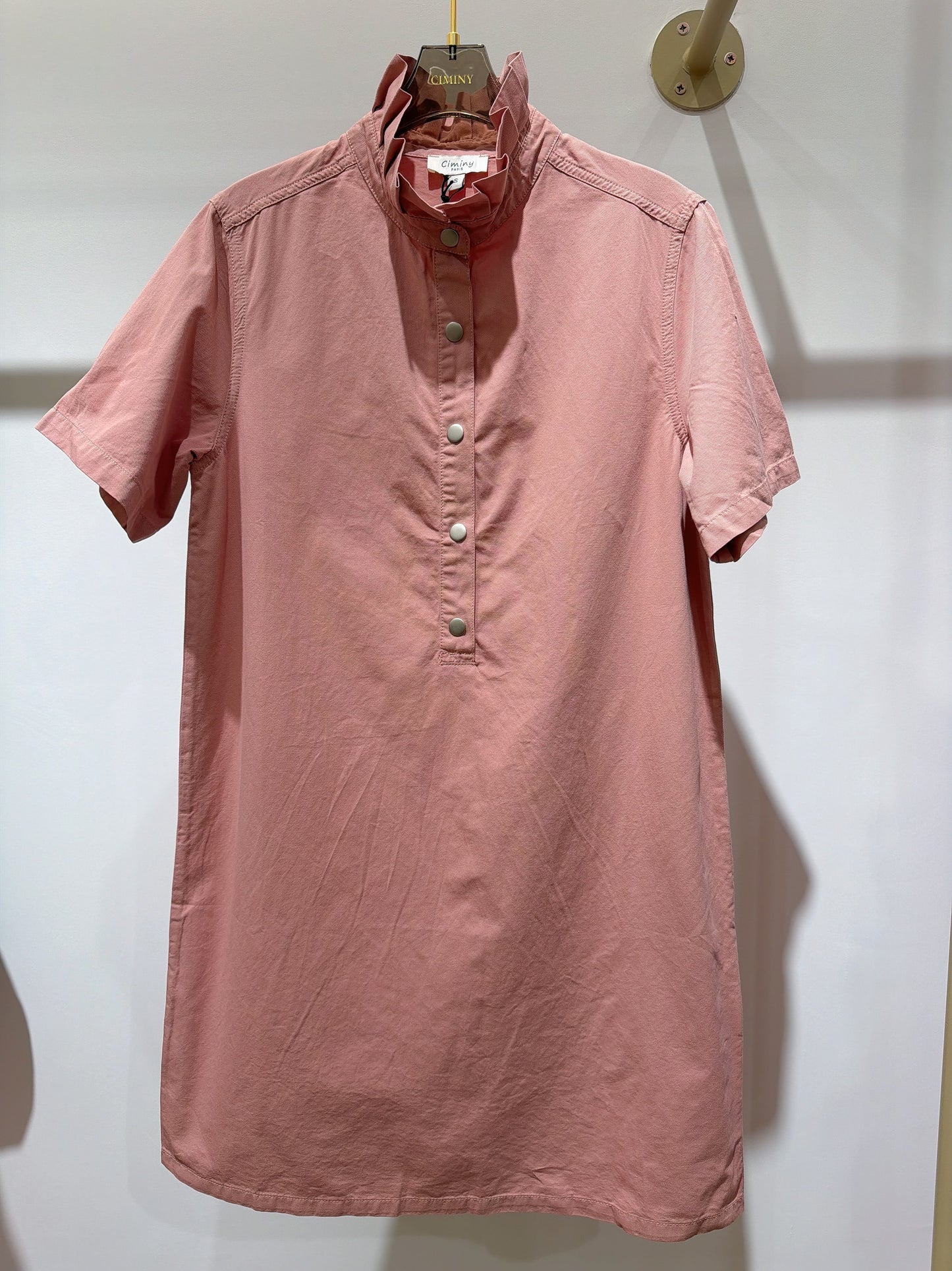 ROBE COL MONTANT COTON GARENCE