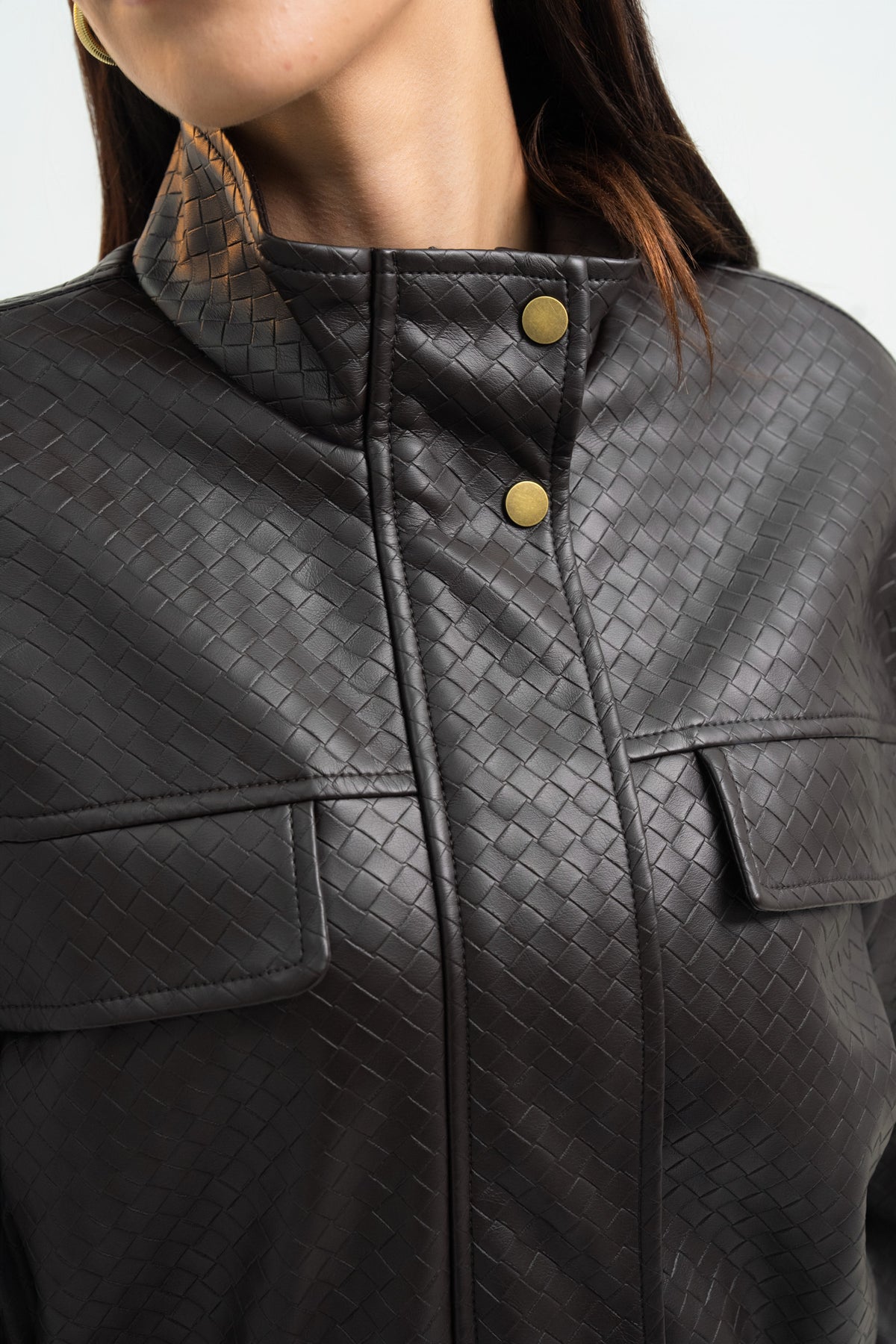 VESTE SIMILICUIR OVERSIZE AMÉLIE