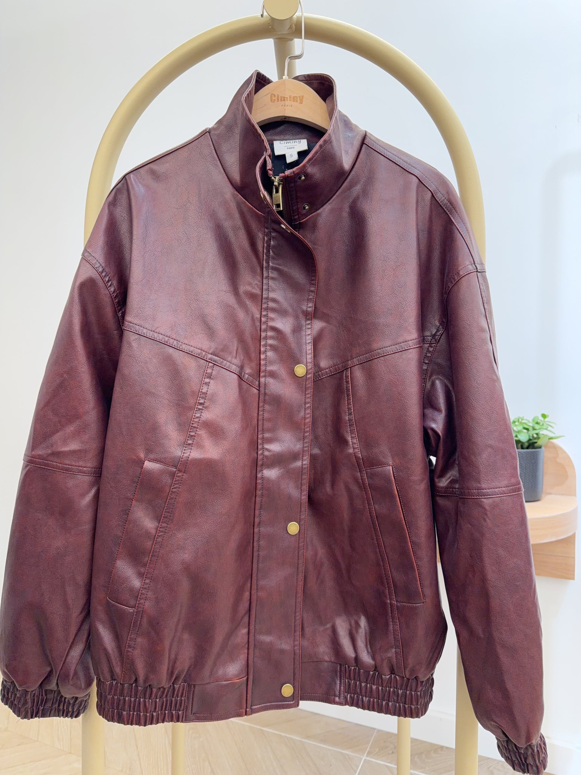 BLOUSON SIMILICUIR CATTY