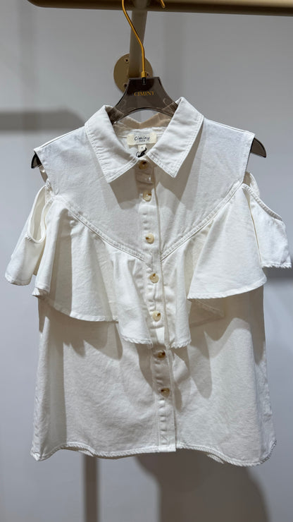 CHEMISE COTON VOLANT JENNY