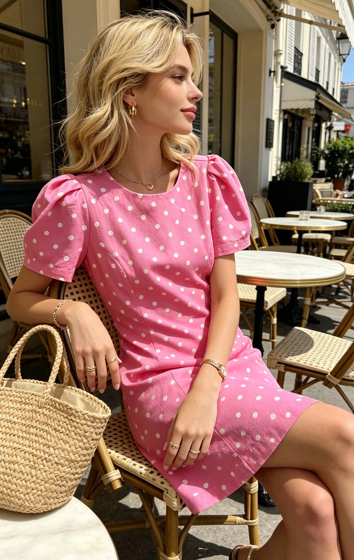 ROBE COTON PETITS POIS AMÉDÉE