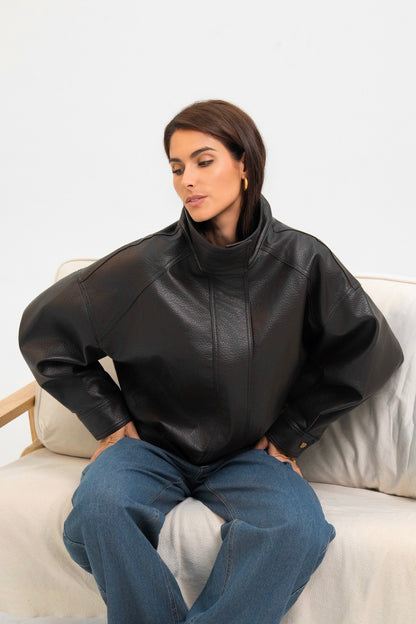 VESTE SIMILICUIR NATACHA