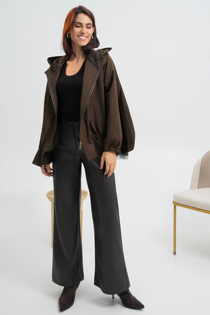 PANTALON SIMILICUIR ORIANE