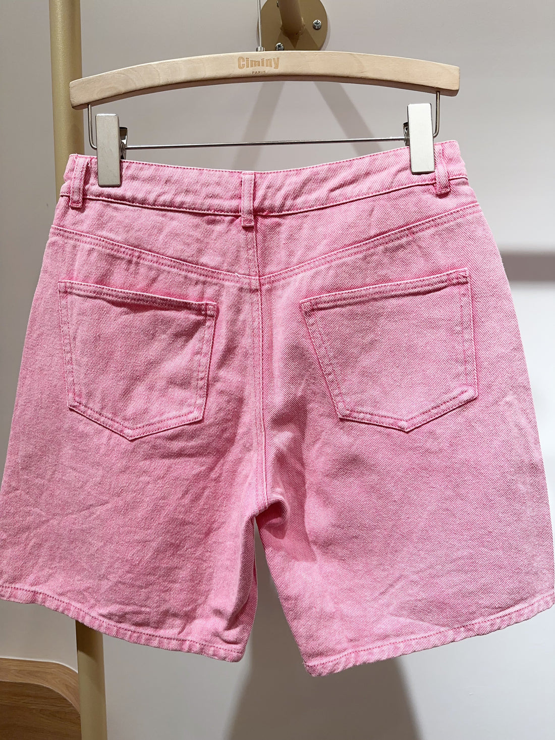 Short Jean Brodé Lilla - CIMINY Paris