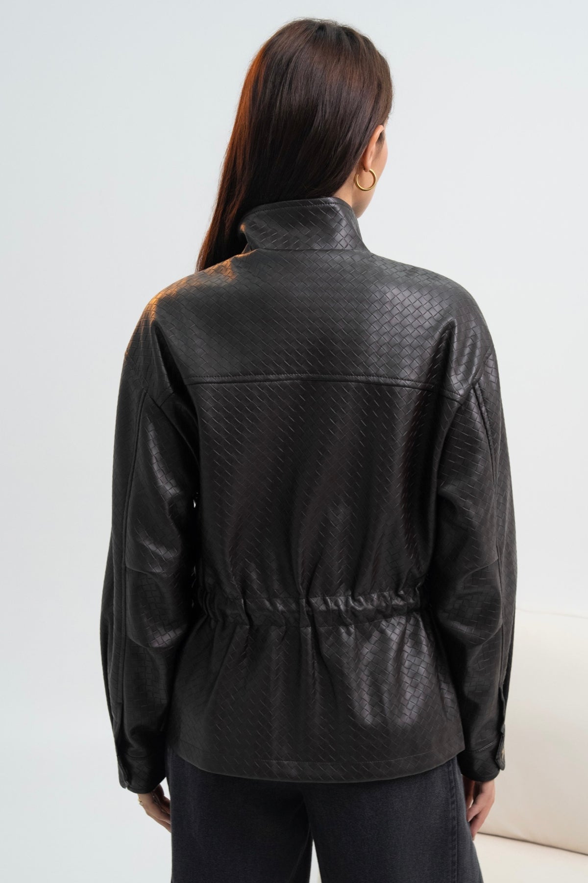 VESTE SIMILICUIR OVERSIZE AMÉLIE