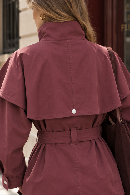 VESTE TRENCH COAT COTON LUCY