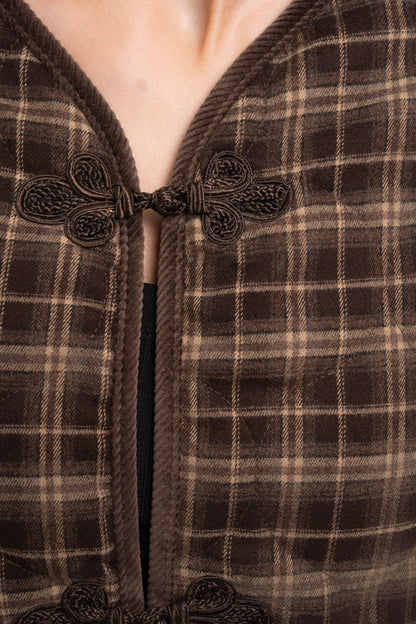 BLOUSON A CARREAUX VICKY