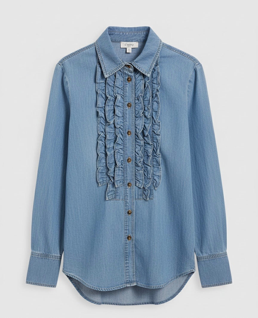 CHEMISE DENIM BIANCA
