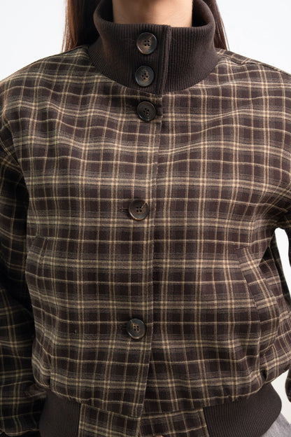 BLOUSON A CARREAUX NOÉLIE