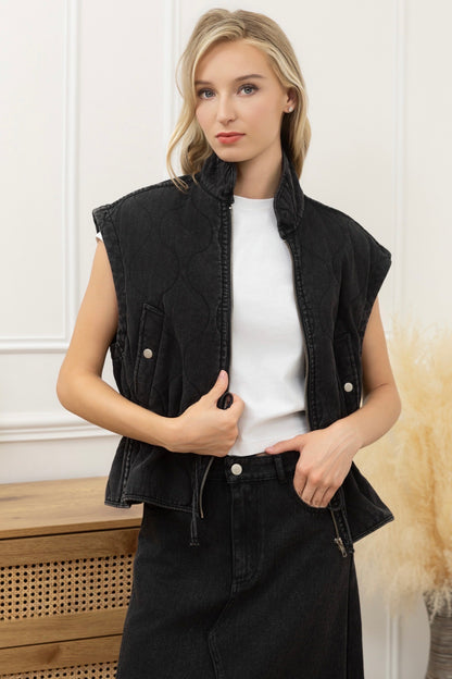GILET MATELASSÉ JADE
