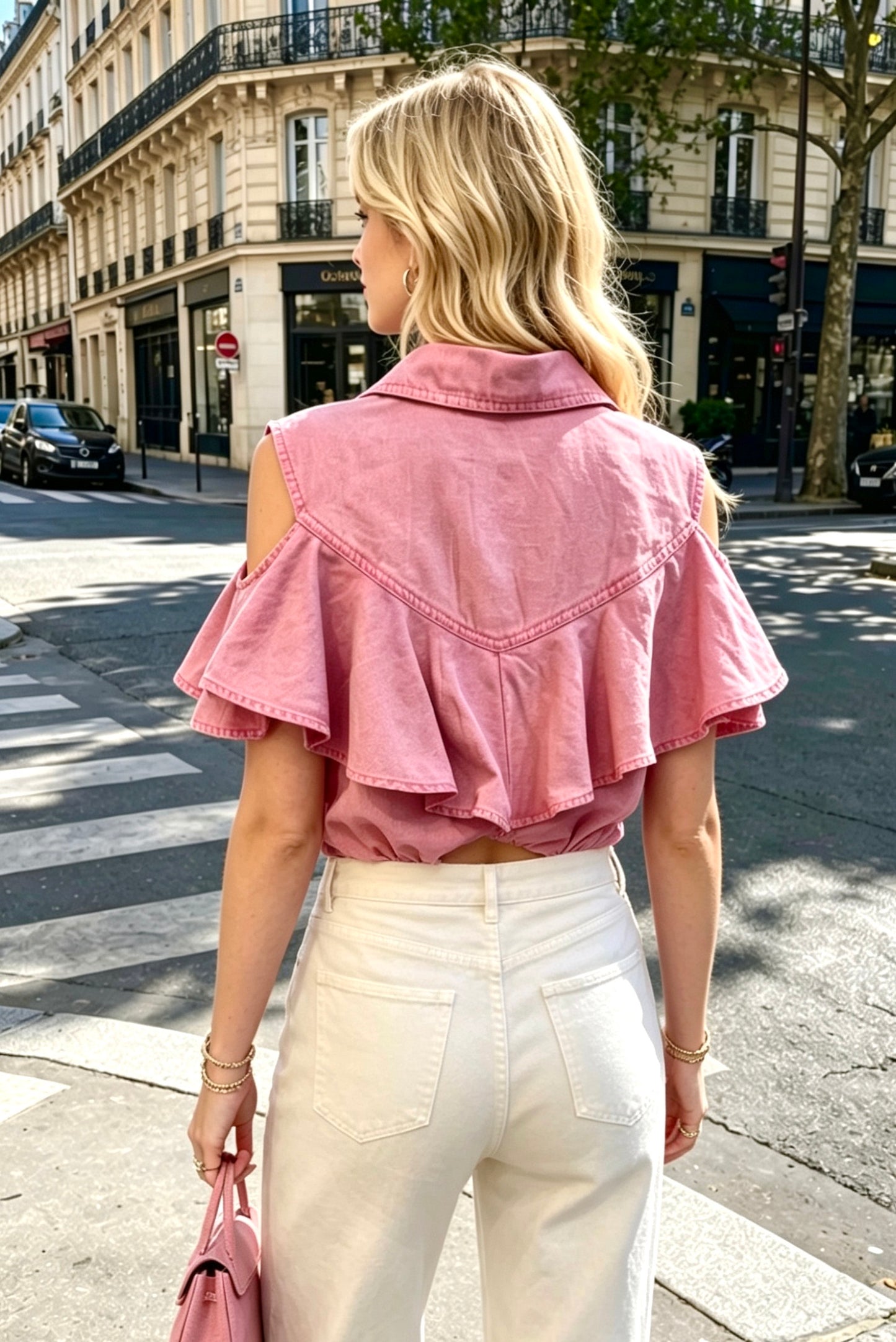 CHEMISE COTON VOLANT JENNY