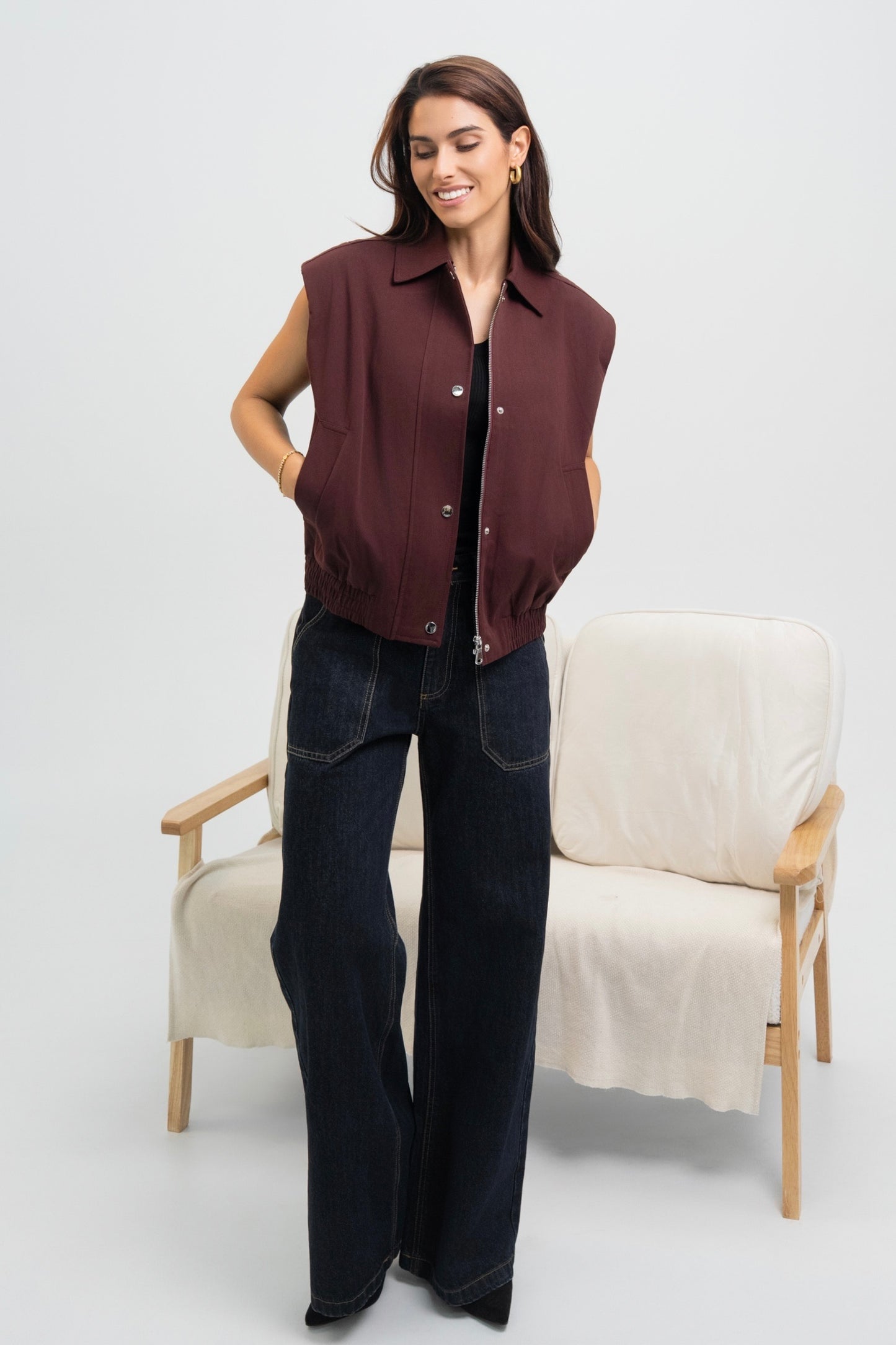 VESTE SANS MANCHES ZOYA