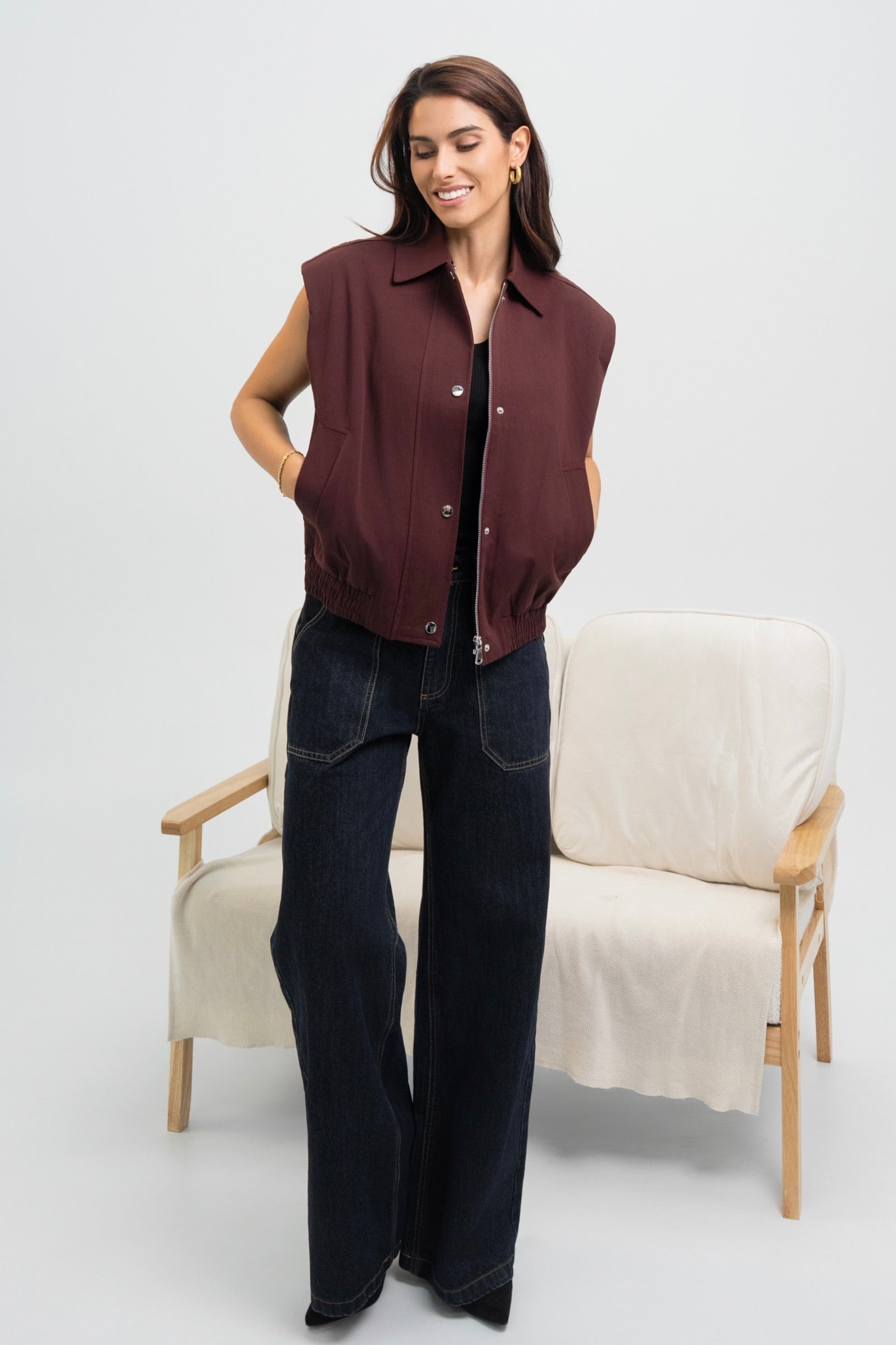 VESTE SANS MANCHES ZOYA