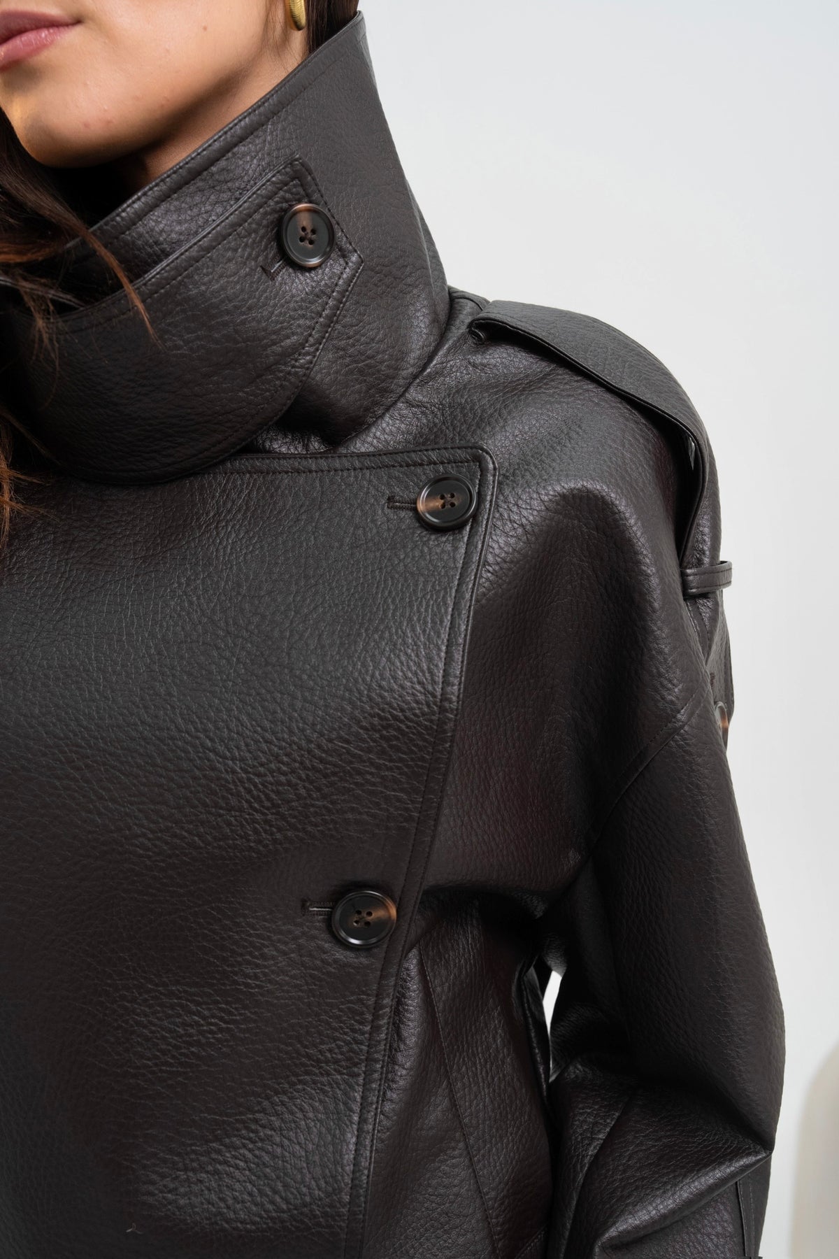 VESTE SIMILICUIR CATHRINE