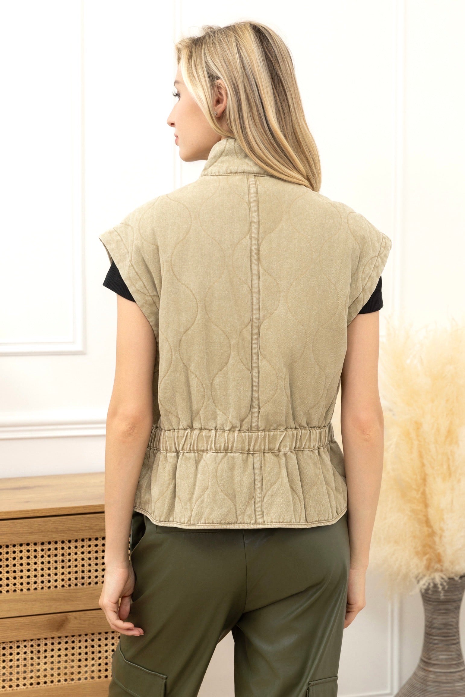 GILET MATELASSÉ JADE