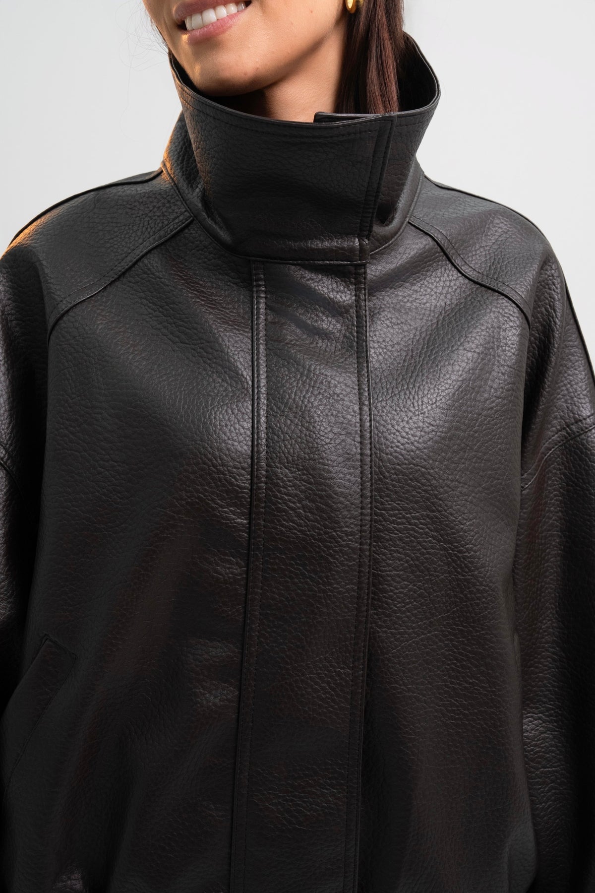 VESTE SIMILICUIR NATACHA