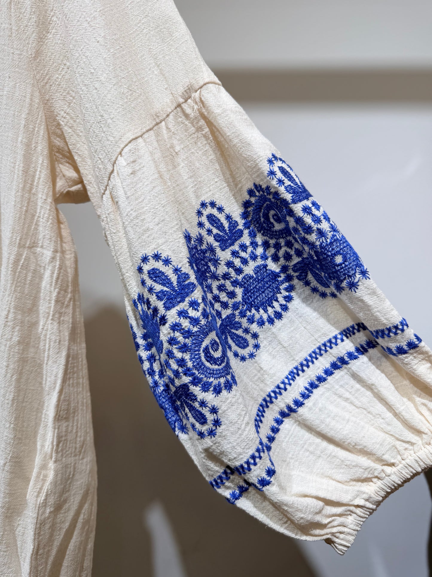 BLOUSE BOHÈME COTON MIMI