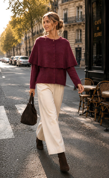 GILET MAILLE CATHEL.