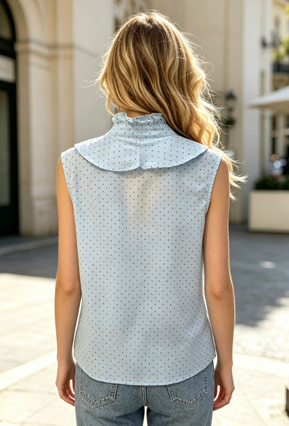 CHEMISE SANS MANCHES COTON EMILY