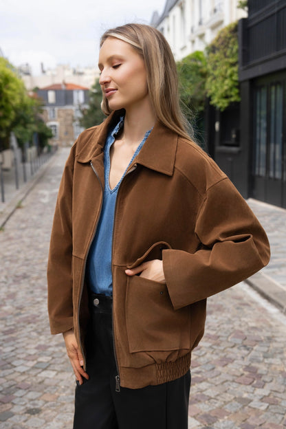 BLOUSON SUÉDINE LISON