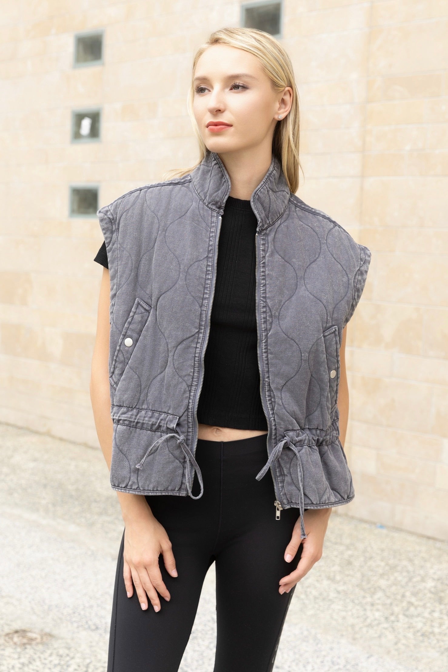 GILET MATELASSÉ JADE